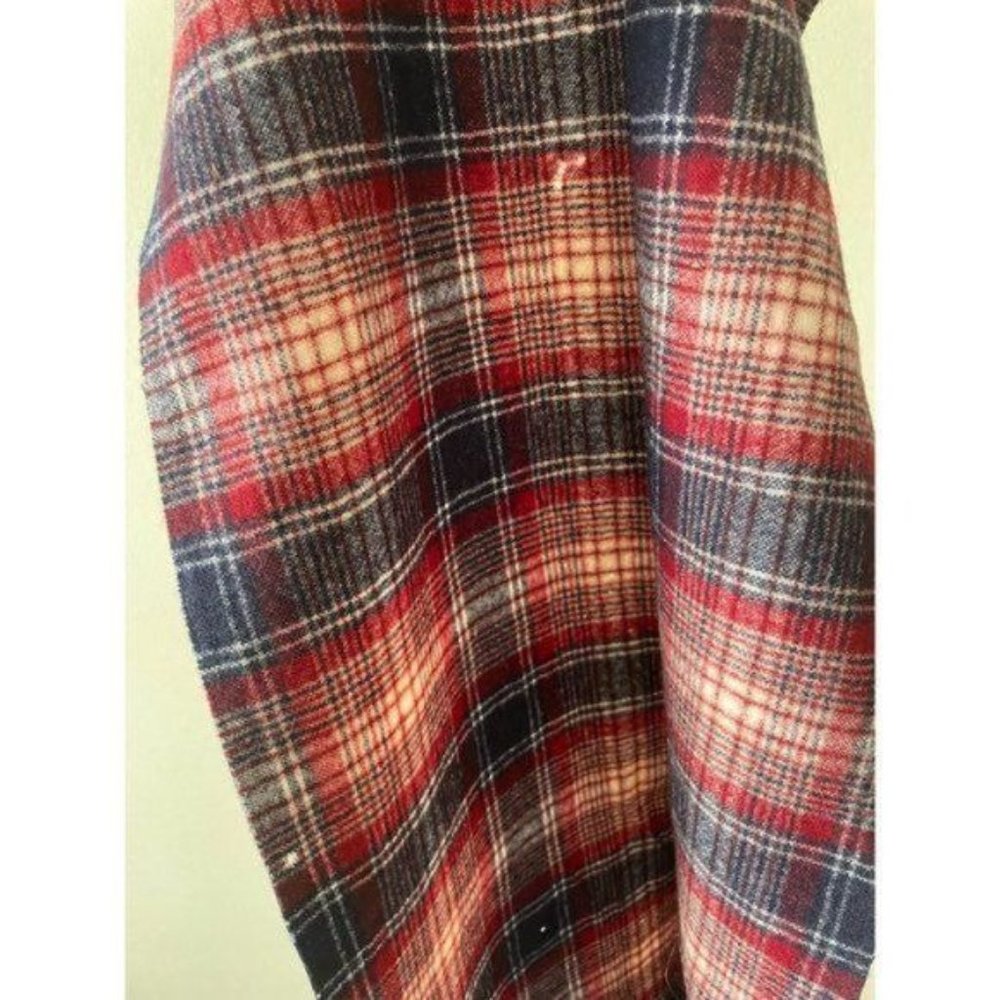 Pendleton Wool Check Fringe Scarf - image 4